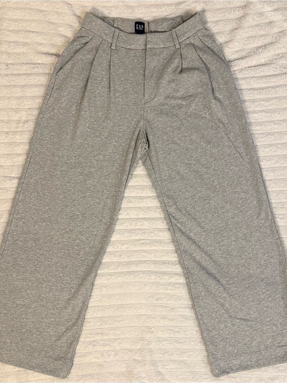 NWT GAP 365 High Rise French Terry Sweatpant Trousers Gray S